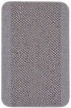 Washable Bordered Silver Grey Rug 80X140 cm