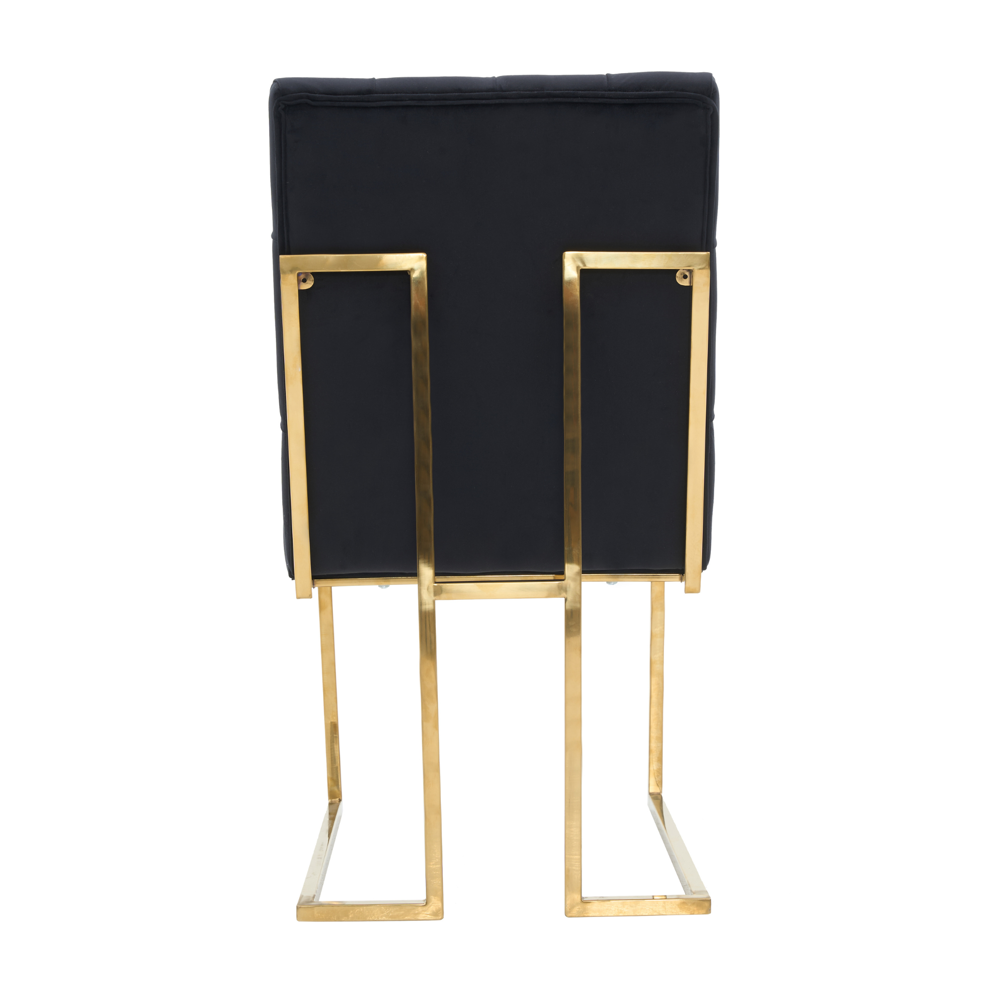 Tufted Velvet Dining Chair – Gold Frame, Modern Luxury Accent