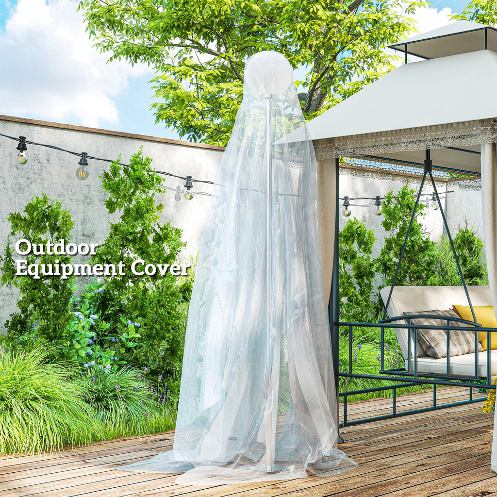 6 X 10m UV Resistant Waterproof Plastic Polytunnel Cover, Clear