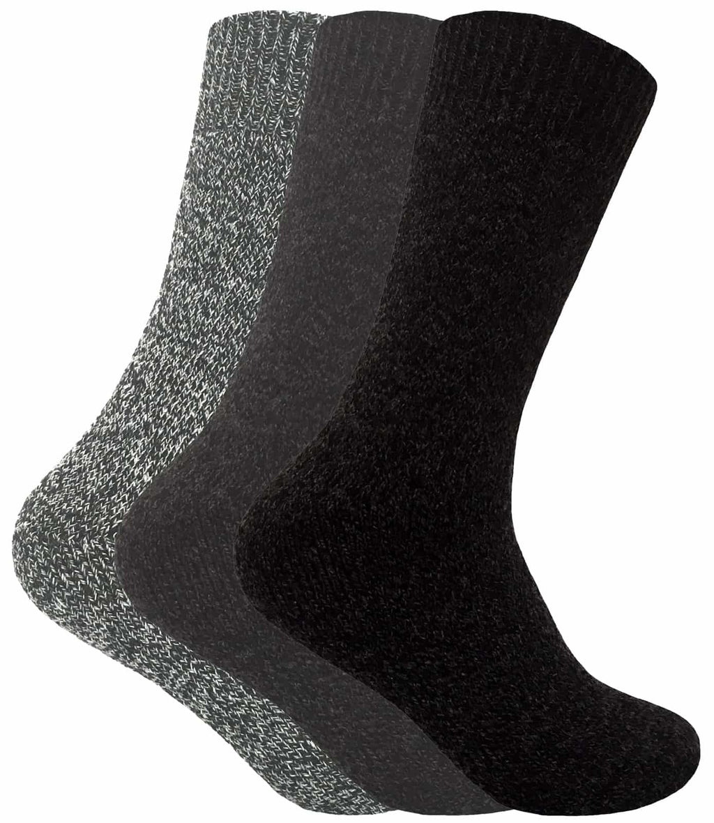 3 Pairs Mens Thermal Boot Socks