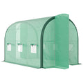 Tunnel Greenhouse Upgraded Structure, Hinged Doors, 4 x 3(m) 300L x 200W x 200Hcm