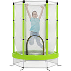 4.6FT Kids Trampoline with Safety Enclosure Net