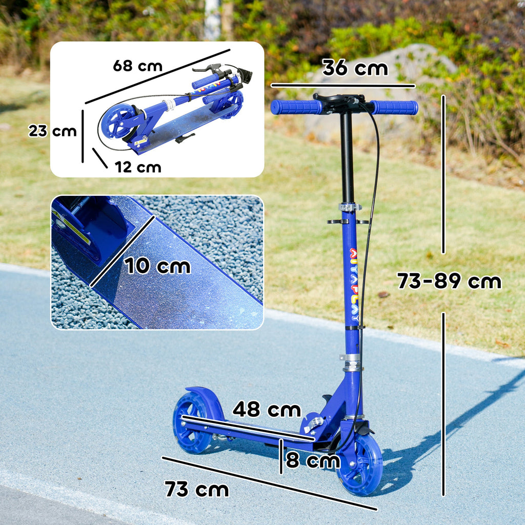 Scooter for Kids, Folding Kick Scooter w/ Adjustable Handle