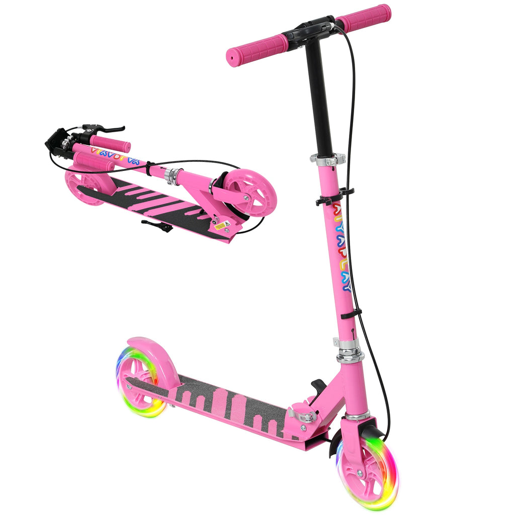 Scooter for Kids, Folding Kick Scooter w/ Adjustable Handle