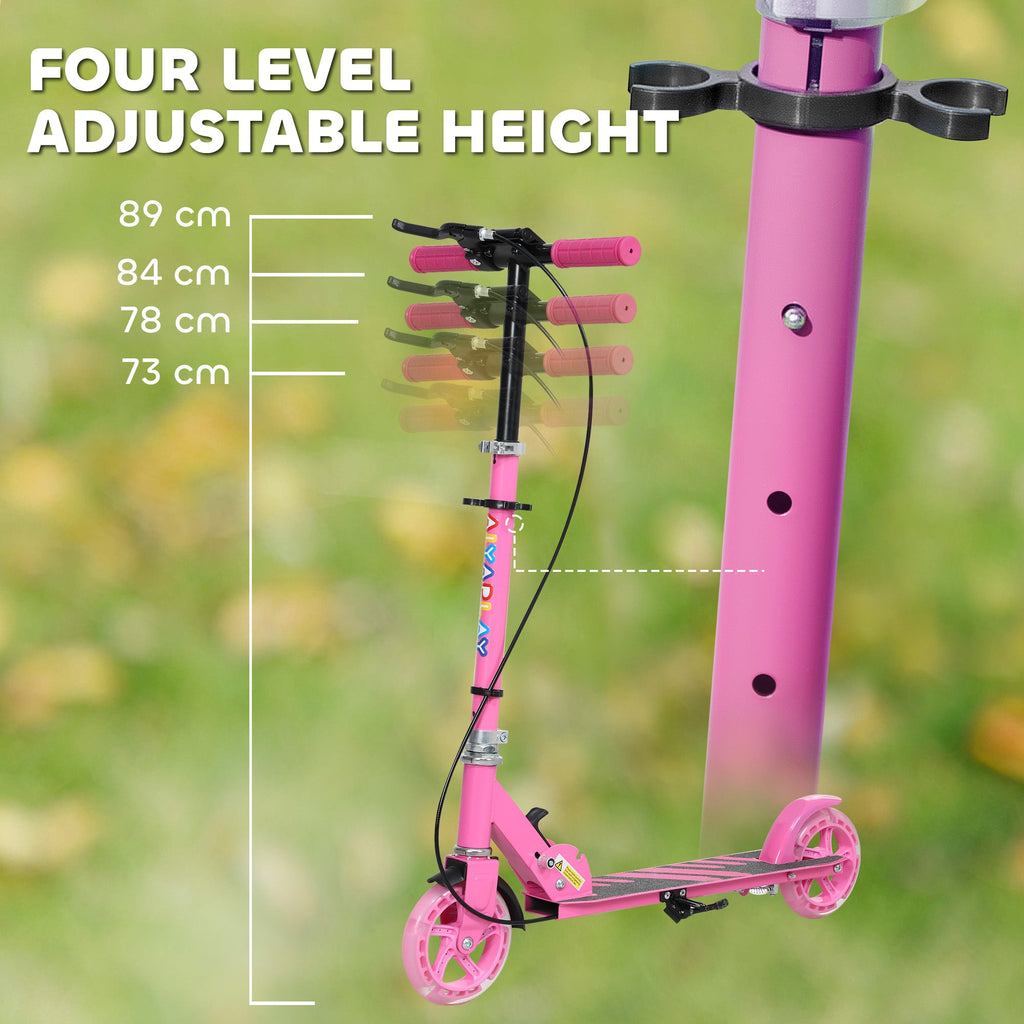 Scooter for Kids, Folding Kick Scooter w/ Adjustable Handle