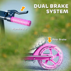 Scooter for Kids, Folding Kick Scooter w/ Adjustable Handle