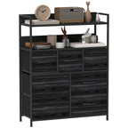 Bedroom Chest of Drawers 7 Drawer Dresser w/ Shelves