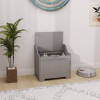 Storage Trunk with Safety Hinge for Living Room, 56.4cm