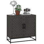 Modern Storage Cupboard with Adjustable Shelf and 2 Doors Grey