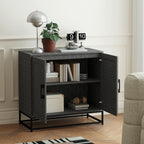 Modern Storage Cupboard with Adjustable Shelf and 2 Doors