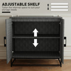Modern Storage Cupboard with Adjustable Shelf and 2 Doors