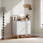 Sideboard, Buffet Cabinet with 2 Doors and Adjustable Shelves