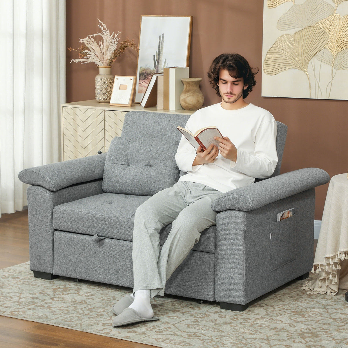 Click Clack Sofa Bed 2 Seater Sofa Bed for Living Room