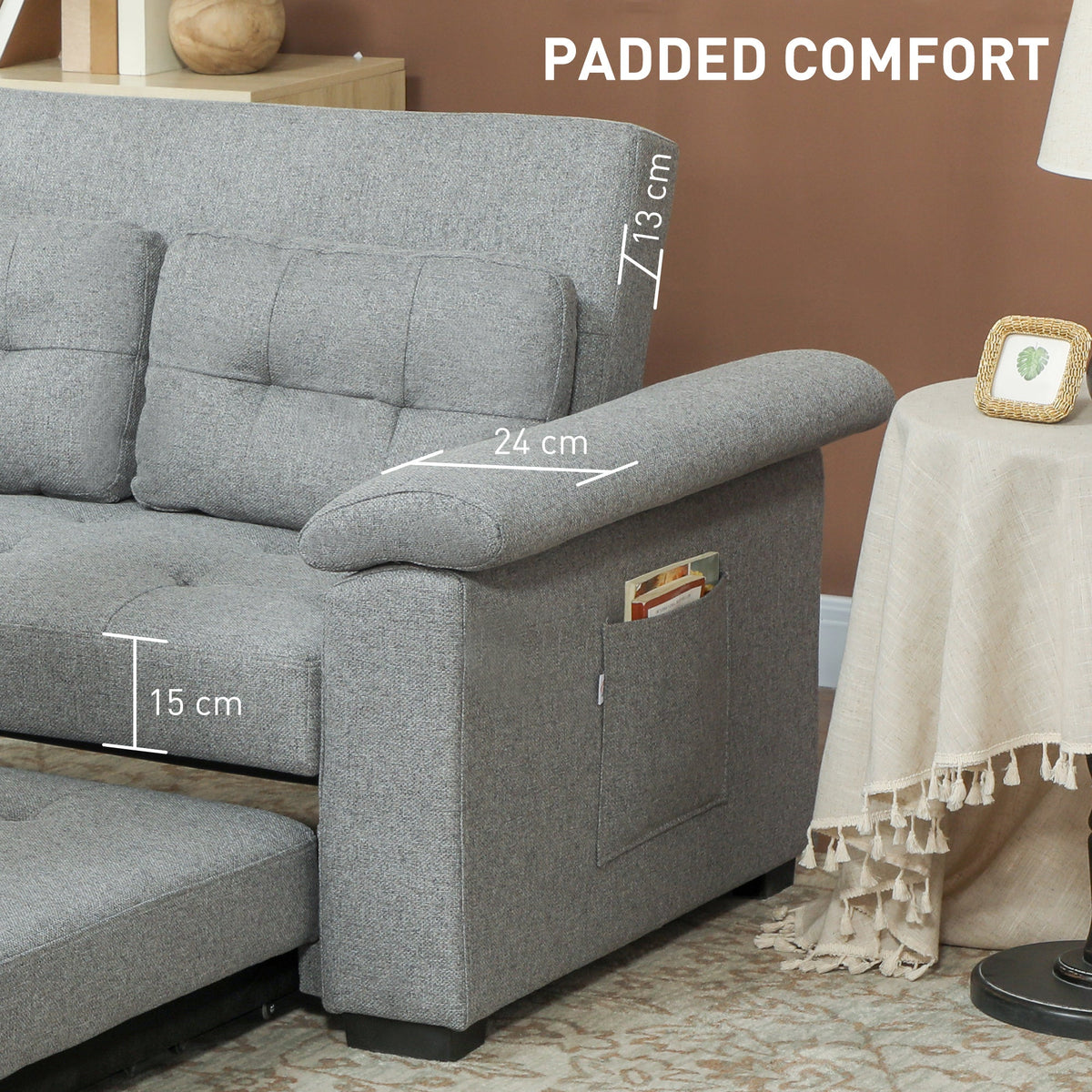 Click Clack Sofa Bed 2 Seater Sofa Bed for Living Room