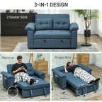 Click Clack Sofa Bed 2 Seater Sofa Bed for Living Room