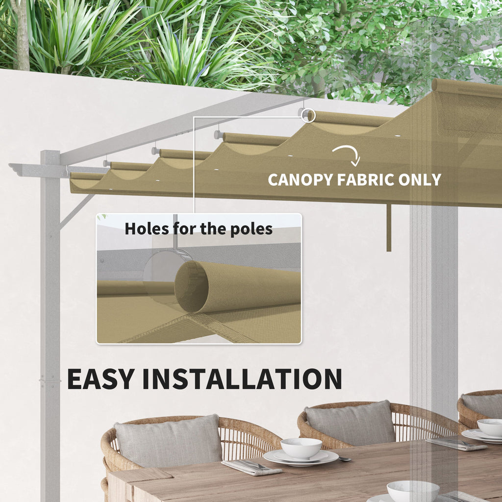 Pergola Shade Cover Replacement Canopy for 4 x 3(m) Pergola