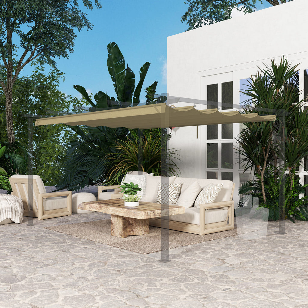 Pergola Shade Cover Replacement Canopy for 4 x 3(m) Pergola
