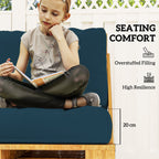 2 Seat Pallet Cushions 20cm Thick Outdoor Seat Pads