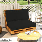 2 Seat Pallet Cushions 20cm Thick Outdoor Seat Pads
