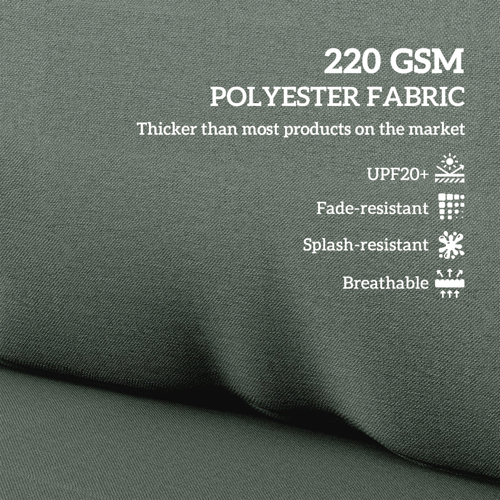 2 Seat Pallet Cushions 20cm Thick Outdoor Seat Pads