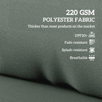 2 Seat Pallet Cushions 20cm Thick Outdoor Seat Pads