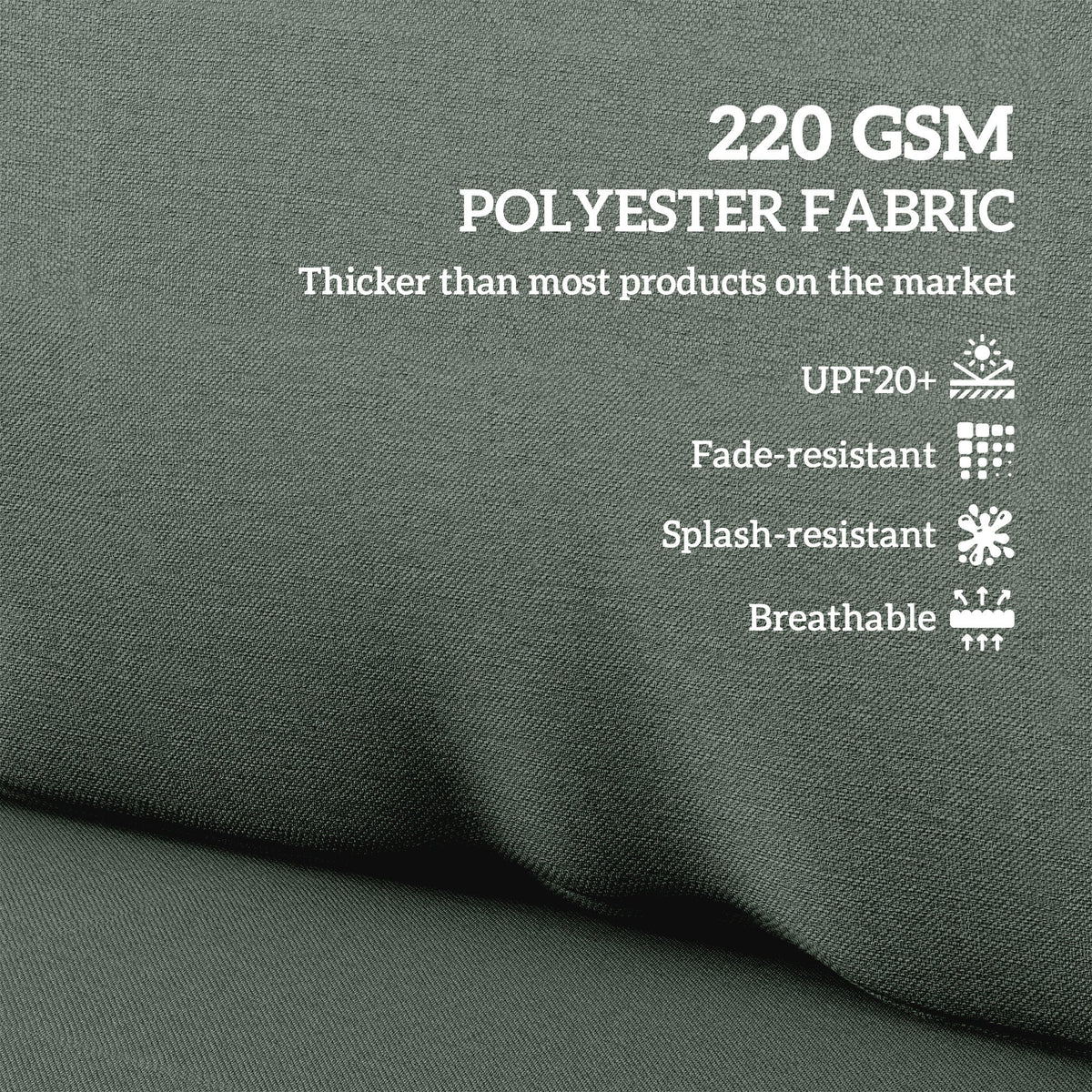 2 Seat Pallet Cushions 20cm Thick Outdoor Seat Pads