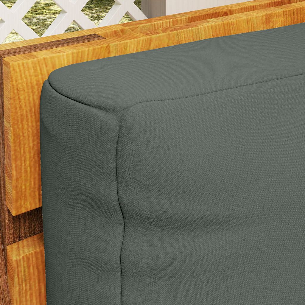 2 Seat Pallet Cushions 20cm Thick Outdoor Seat Pads