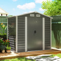 7 x 4ft Upgraded Metal Shed with Lock, Easy to Assemble