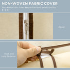 Fabric Wardrobe w/ Shelves Hanging Rail Foldable Closets