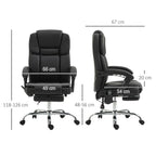 Massage Office Chair, PU Leather High Back Recliner