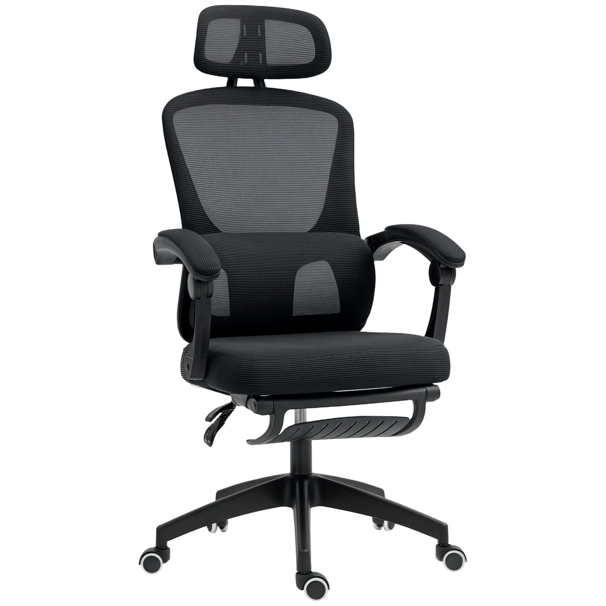 Mesh Ergonomic Office Chair with Lumbar Support, Headrest