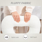 Armless Heart Desk Chair, Makeup Vanity Chair for Home