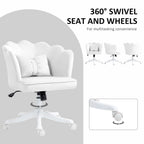 Armless Desk Chair Home Office Chair w/ Wide Seat Tilt Function