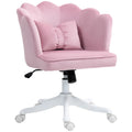 Armless Desk Chair Home Office Chair w/ Wide Seat Tilt Function