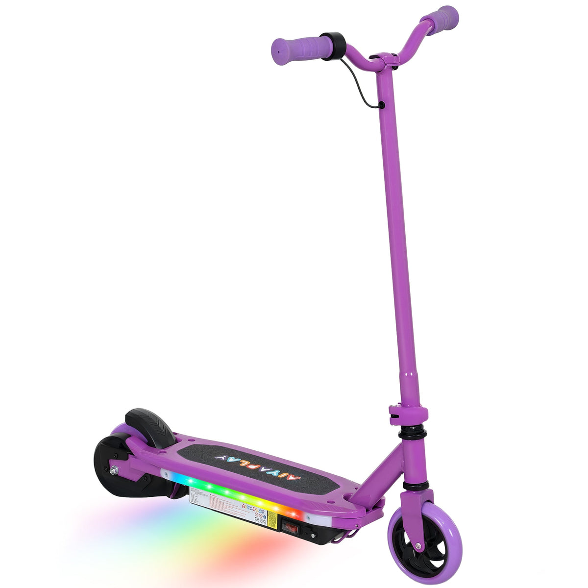 Electric Scooter for Ages 6-14, with Colourful Light
