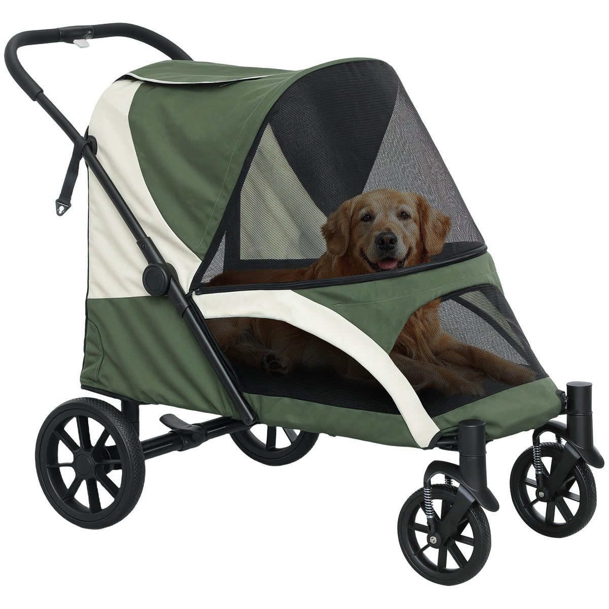 Easy Folding Pet Stroller for Large Dogs