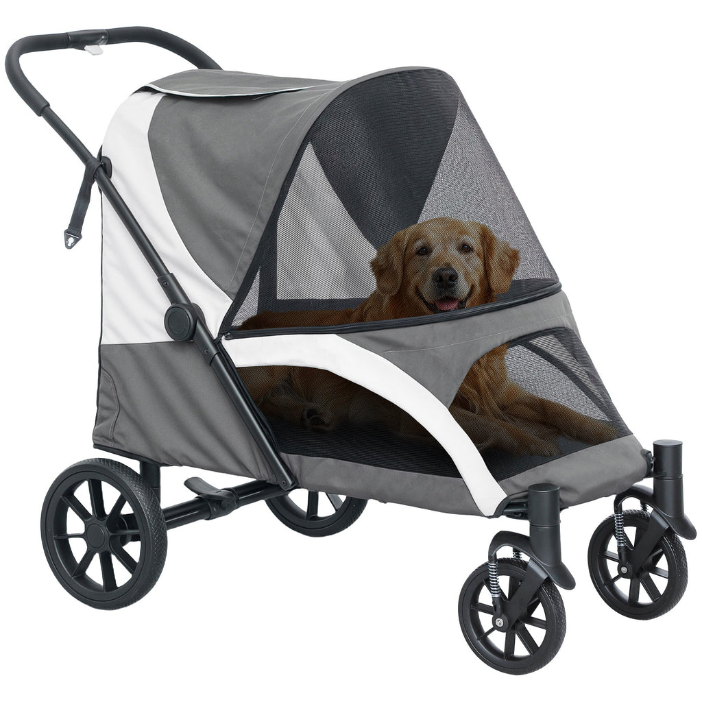 Easy Folding Pet Stroller for Large Dogs