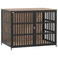 Dog Crate Furniture with Anti-Chew Resistant Mesh for Medium Dogs