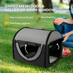 Folding Fabric Soft Pet Crate Dog Cat Travel Carrier Cage