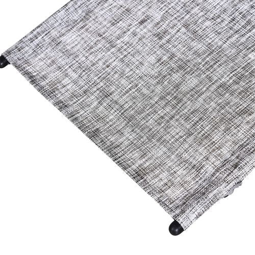 Patio Rocking Lounge Chair Zero Gravity Chaise w/ Padded Pillow