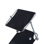 Reclining Chair Folding Lounger Seat Sun Shade Awning Beach Garden