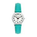 Ladies Leather Quartz Watch Available Multiple Colour Turquoise