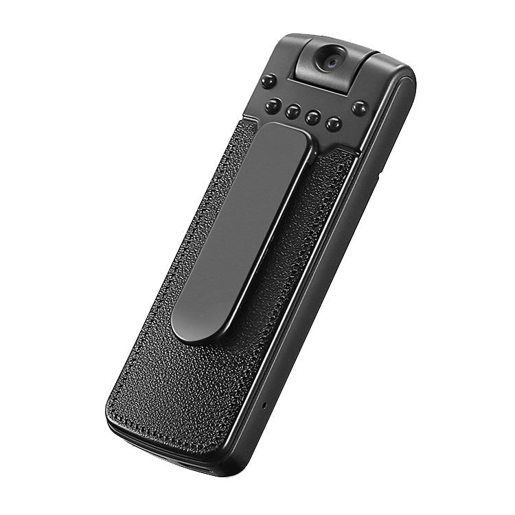 B18 Back Clip Design 1080P HD Camera Recording Pen, Support Motion Detection / Infrared Night Vision /180 Degrees Rotation Camera / TF Card Black