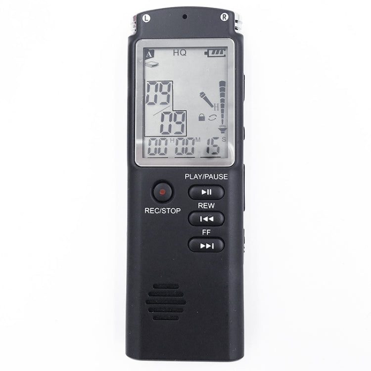 T60 Monochrome Screen HD Noise Reduction Digital Voice Recorder, 32G, Support MP3 / WAV Format, 32G 32G