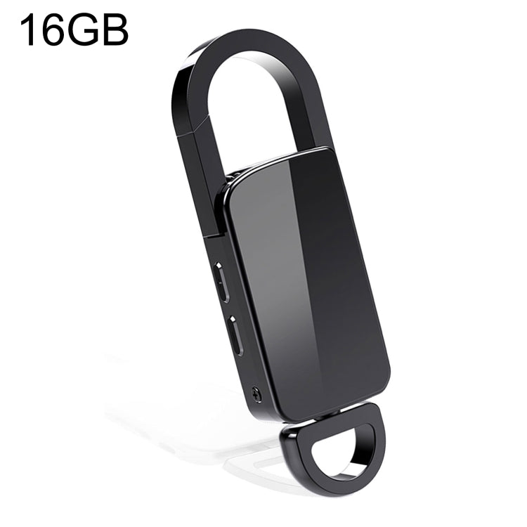 S20 16GB Keychain HD Noise Reduction Portable Recording Pen, 16GB 16GB
