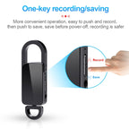 S20 64GB Keychain HD Noise Reduction Portable Recording Pen, 64GB