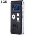 SK012 8GB Smart Noise Reduction HD Voice Recording Pen, Black 8GB Black 8GB
