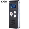 SK012 32GB Smart Noise Reduction HD Voice Recording Pen, Black 32GB Black 32GB