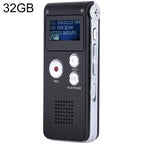 SK012 32GB Smart Noise Reduction HD Voice Recording Pen, Black 32GB Black 32GB