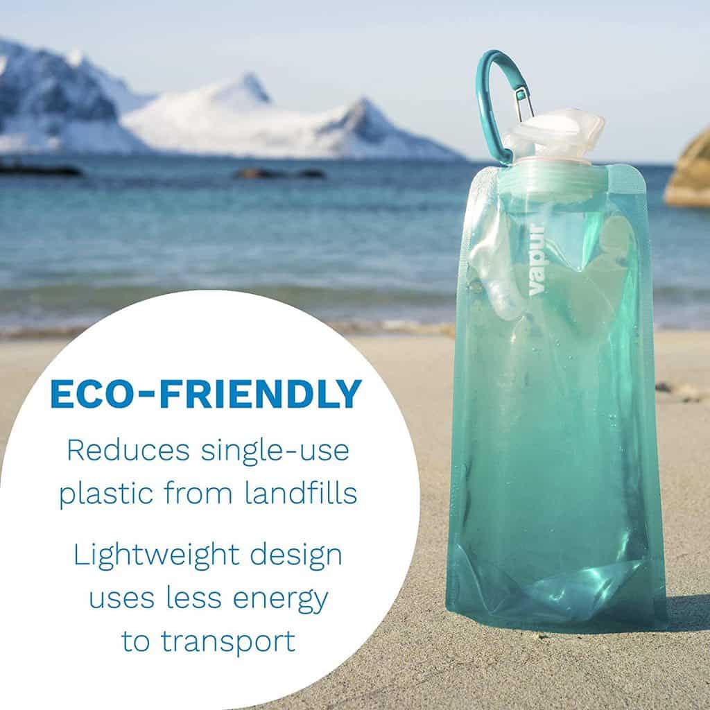 Vapur Wide Mouth 1.0L Folding Water Bottle (Various Colours)